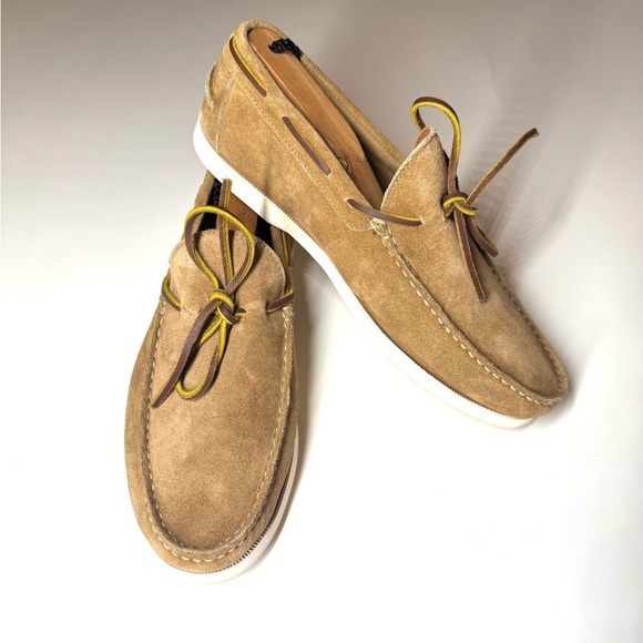 Sid Mashburn Men’s Camp Moccasin Tan Suede Shoes Size- 8 main image 7
